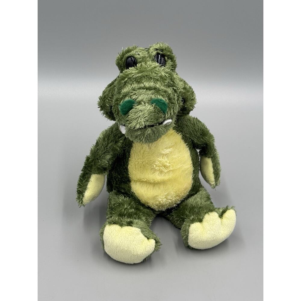 Zoona Crocodile Alligator Green Plush 9” Stuffed Animal Plush Pellets